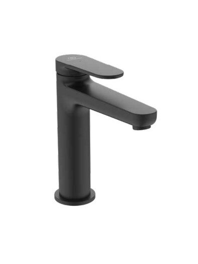 Praustuvo maišytuvas Ideal Standard CERAFINE O Nuovo H120, be dugno vožtuvo, BlueStart, 3,8 l/min, matinė juoda