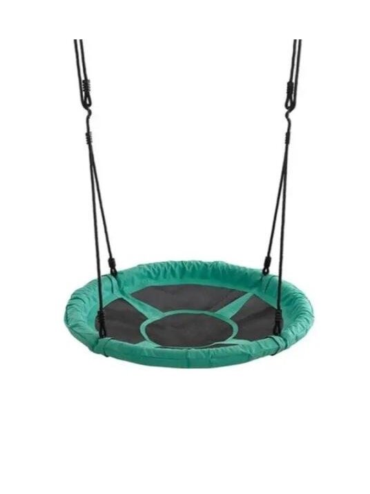 Sūpynės Gandro lizdas NEST-3, Ø 120 cm, žalias juodas