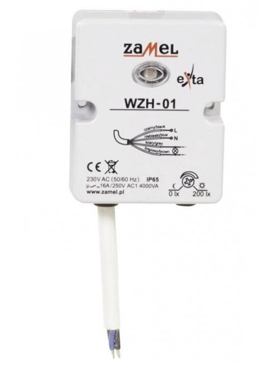 Prieblandos jungiklis VZH-01, 16A, IP65