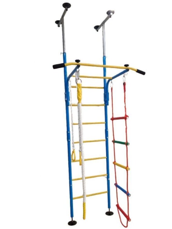 Sporto kompleksas, gimnastikos sienelė RESTPRO® KID-3 Blue 1