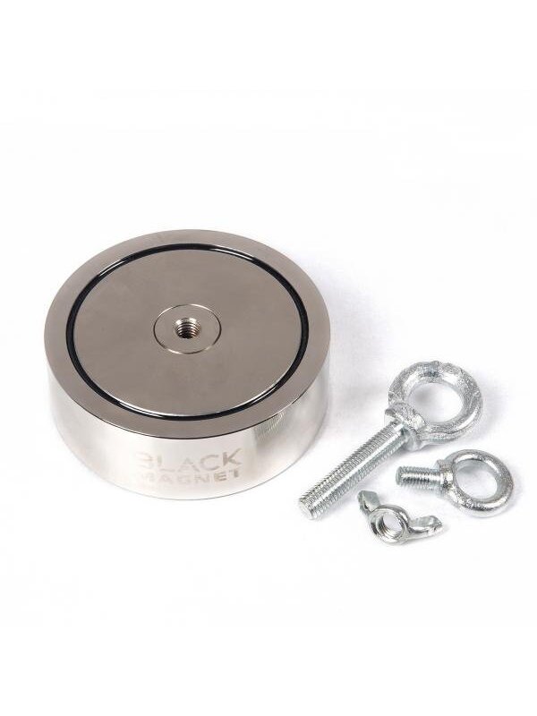 Dvipusis paieškos magnetas 2x400 kg Black Magnet F400X2 1