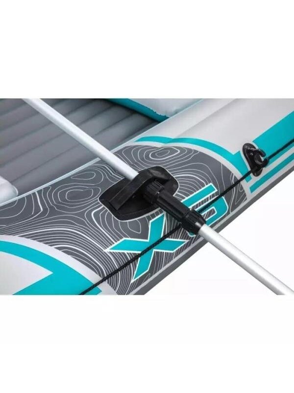 5-vietė pripučiama valtis kietu dugnu Bestway Adventure Elite X5 Raft, 364x166x45 cm, 65159 1