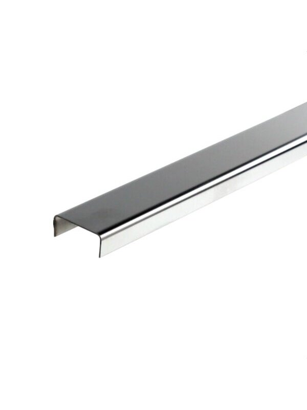 Profilis C tipo, nerūdyjančio plieno, dekoratyvinis Stainless Steel Profiles | 20 mm L-250cm 1