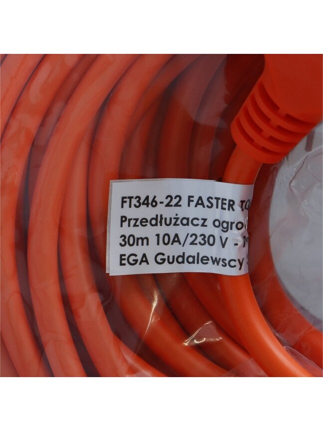 Prailgintojas elektros 2x1,0mm² sodui Faster Tools | 10m 2
