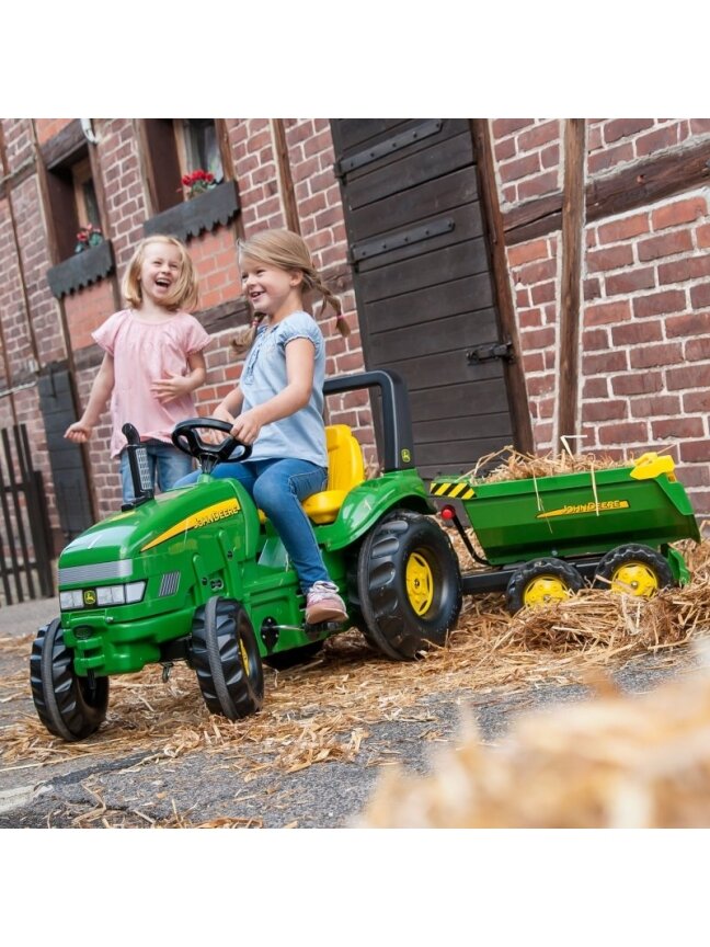 Priekaba Rolly Toys Trailer John Deere Halfpipe 3