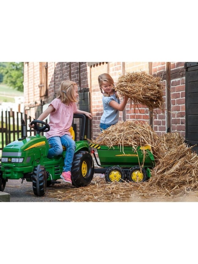 Priekaba Rolly Toys Trailer John Deere Halfpipe 5
