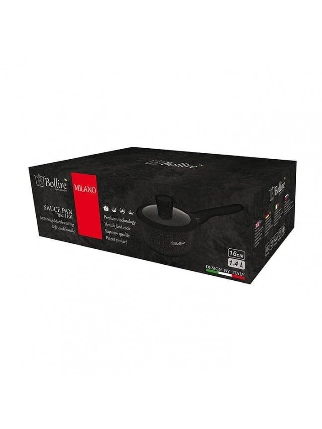 Prikaistuvis su dangčiu BOLLIRE MILANO BR-1101, Ø16cm, 1,4 l 1 Prikaistuvis su dangčiu BOLLIRE MILANO BR-1101, Ø16cm, 1,4 l 1