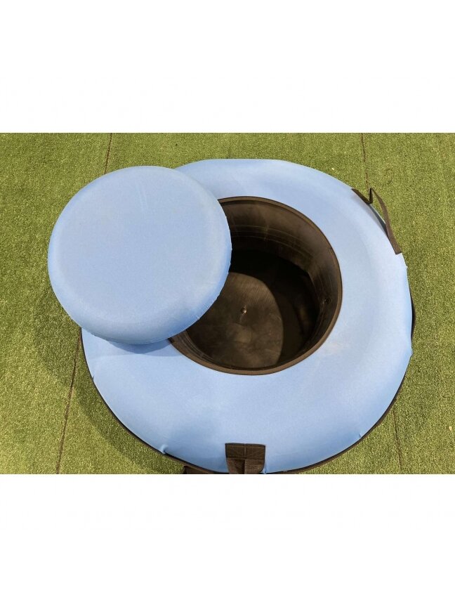 Pripučiama sniego čiuožynė su plastikiniu dugnu 100 cm «Blue» 2 Pripučiama sniego čiuožynė su plastikiniu dugnu 100 cm «Blue» 2