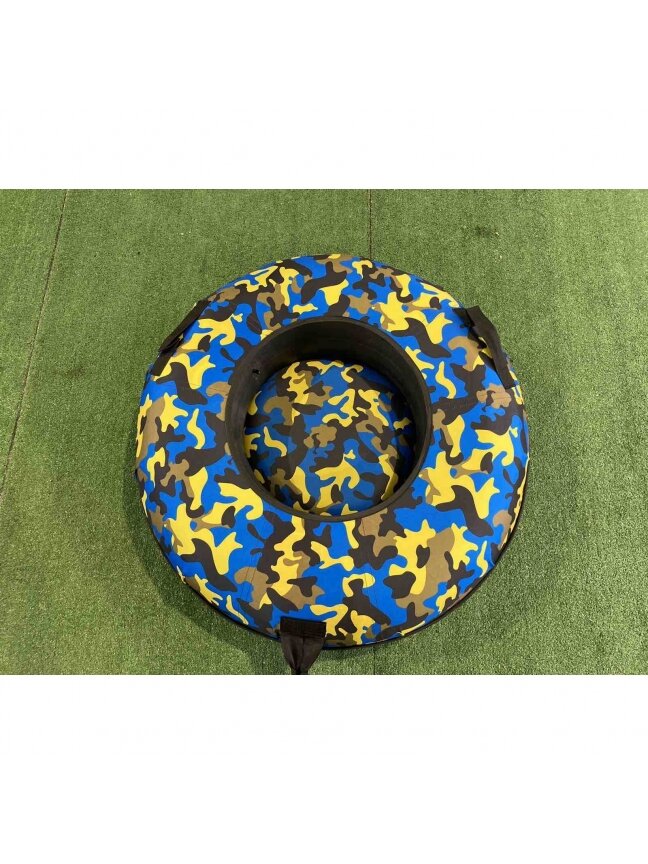 Pripučiama sniego čiuožynė su plastikiniu dugnu 100 cm «Camo» Pripučiama sniego čiuožynė su plastikiniu dugnu 100 cm «Camo»