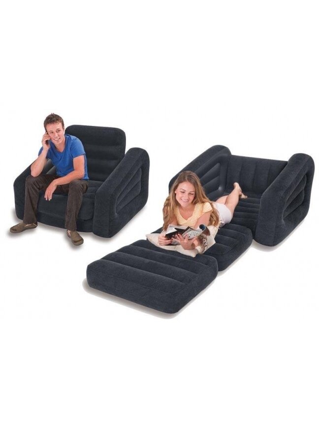 Pripučiamasis krėslas INTEX 66551NP, 221×66×107 cm 1 Pripučiamasis krėslas INTEX 66551NP, 221×66×107 cm 1