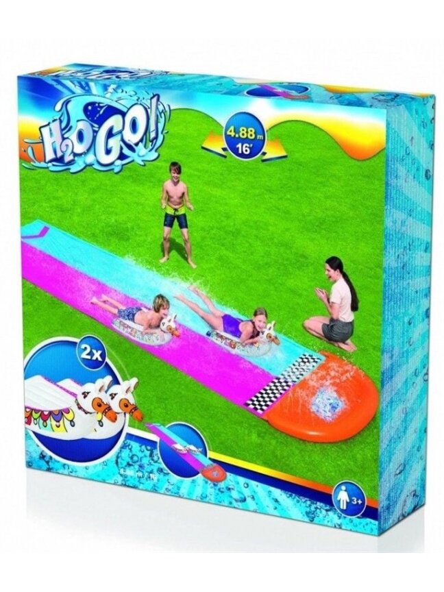 Pripučiamoji čiuožykla BESTWAY 52320, 488×138 cm 2