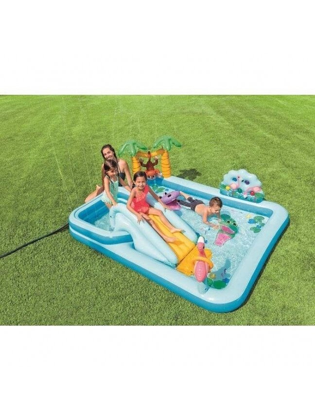 Pripučiamoji žaidimų aikštelė INTEX 57161NP, 257×216×84 cm 1 Pripučiamoji žaidimų aikštelė INTEX 57161NP, 257×216×84 cm 1
