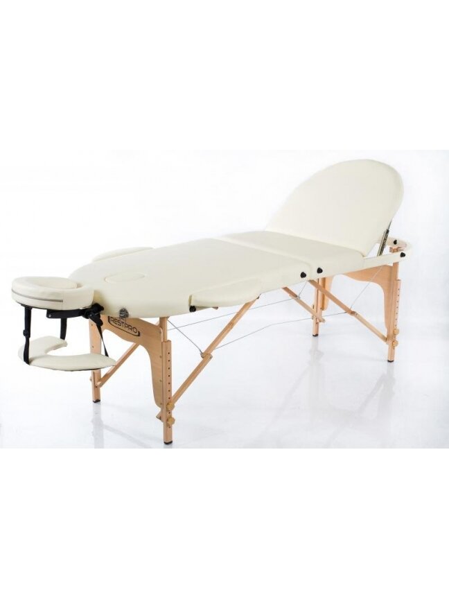 Sulankstomas masažo stalas RESTPRO® Classic Oval 3 Cream Sulankstomas masažo stalas RESTPRO® Classic Oval 3 Cream