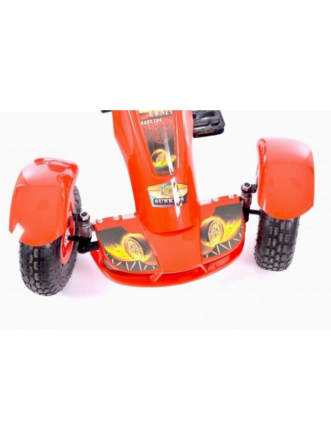 Vaikiškas sportinis kartingas Go-Kart F618 Red (4-10 metų) 3