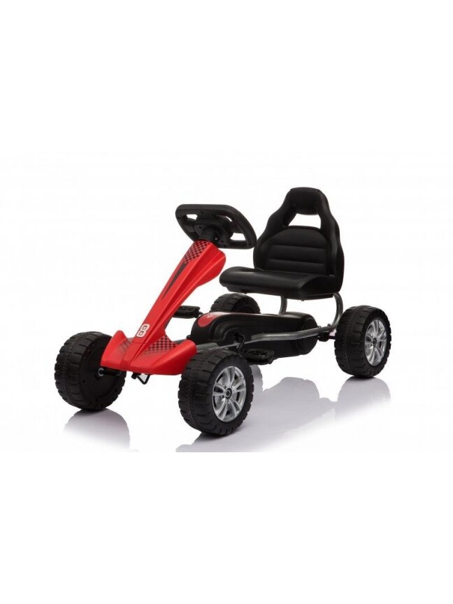 Vaikiškas sportinis kartingas Go-Kart 1801 Red (3-6 metų) Vaikiškas sportinis kartingas Go-Kart 1801 Red (3-6 metų)