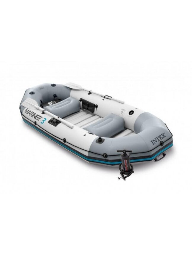 Pripučiami 3-vietė Intex Mariner 3 valtis rinkinys (297x127x46 cm) Pripučiami 3-vietė Intex Mariner 3 valtis rinkinys (297x127x46 cm)