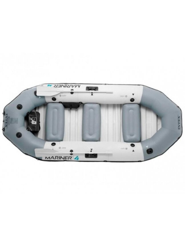 Pripučiama keturvietė valtis kietu dugnu Intex 68376 MARINER 4 Boat Set, matmenys 328x145x48 1