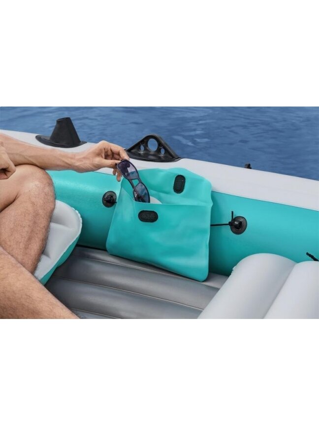 5-vietė pripučiama valtis kietu dugnu Bestway Adventure Elite X5 Raft, 364x166x45 cm, 65159 3