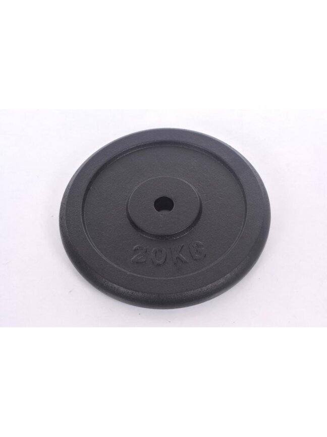 Metalinis diskas štangoms ir hanteliams 20kg (31,5mm) Metalinis diskas štangoms ir hanteliams 20kg (31,5mm)