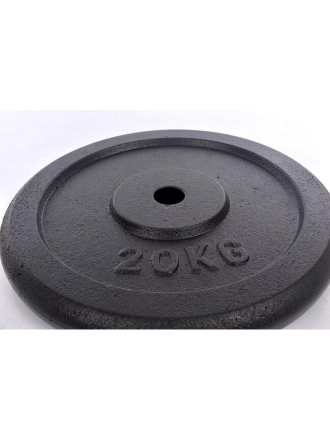 Metalinis diskas štangoms ir hanteliams 20kg (31,5mm) 2 Metalinis diskas štangoms ir hanteliams 20kg (31,5mm) 2