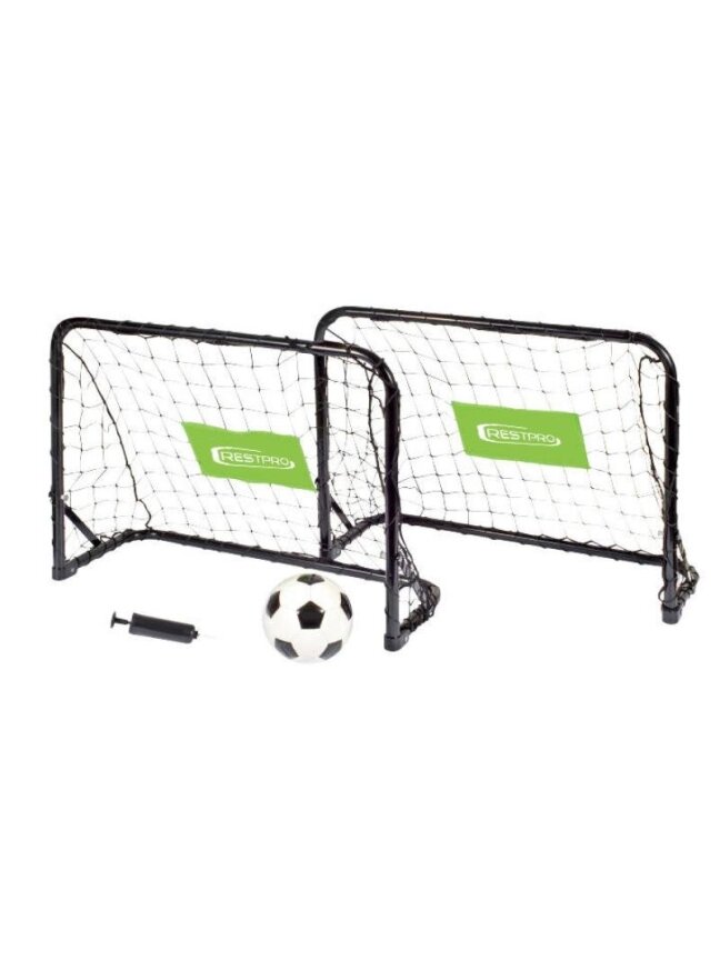 Dviejų futbolo vartų rinkinys, 60x45x25cm Dviejų futbolo vartų rinkinys, 60x45x25cm