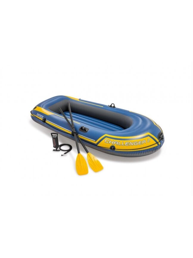 Pripučiama valtis Intex Challenger 2 BOAT SET (236x114x41) Pripučiama valtis Intex Challenger 2 BOAT SET (236x114x41)