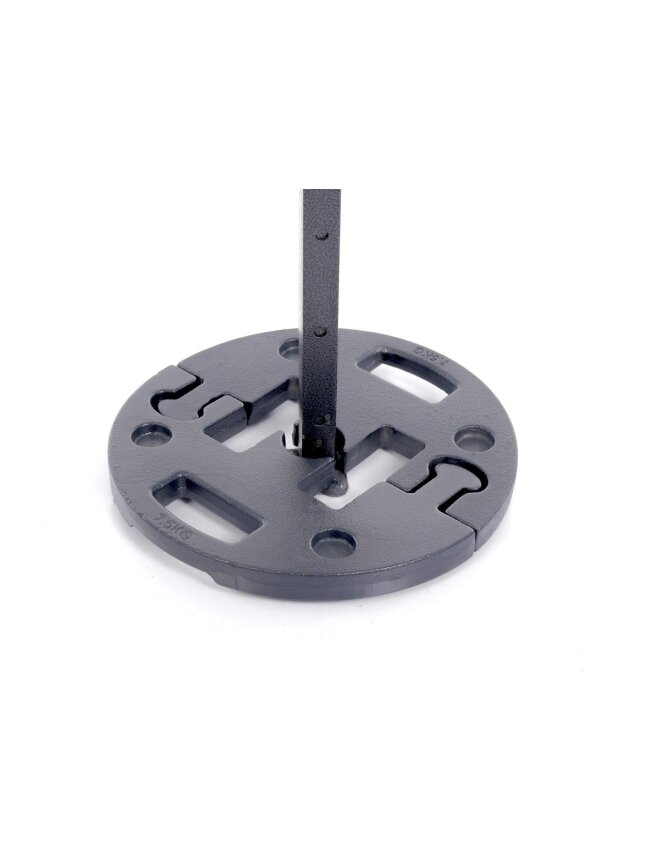 Tentų karkaso atraminis 1x15 kg tvirtinimas (metal) Tentų karkaso atraminis 1x15 kg tvirtinimas (metal)