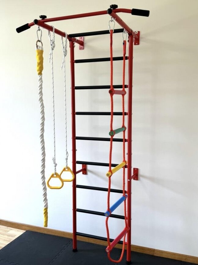 Sporto kompleksas, gimnastikos sienelė RESTPRO® KID-2 Red Sporto kompleksas, gimnastikos sienelė RESTPRO® KID-2 Red