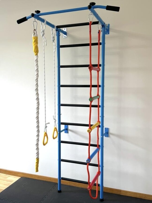 Sporto kompleksas, gimnastikos sienelė RESTPRO® KID-2 Blue Sporto kompleksas, gimnastikos sienelė RESTPRO® KID-2 Blue