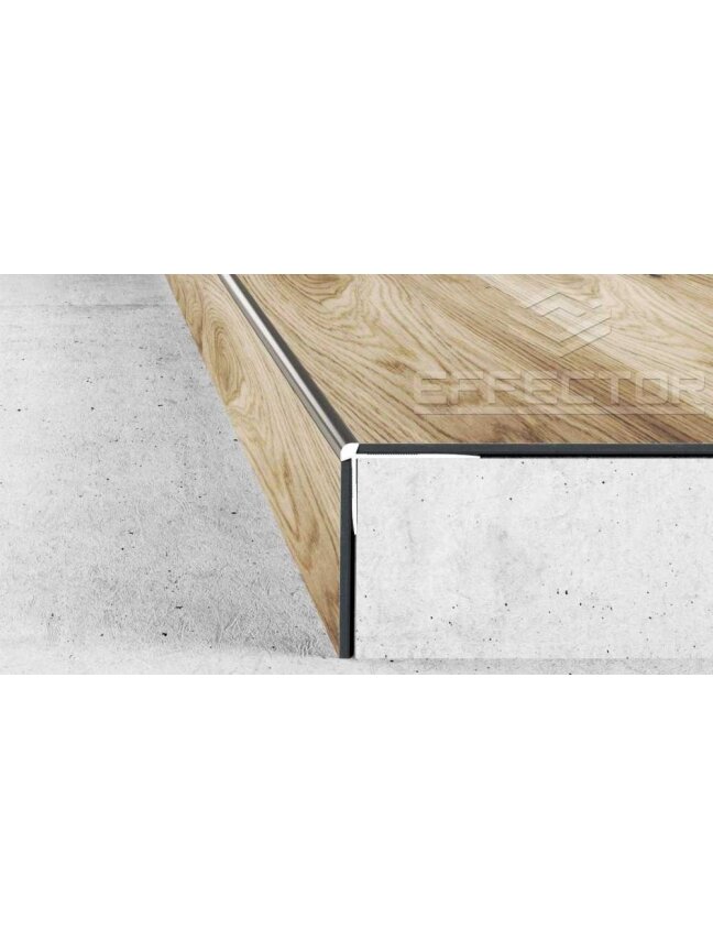 Profilis Effector C28 laiptams | 270cm, sidabrinis 3mm Profilis Effector C28 laiptams | 270cm, sidabrinis 3mm