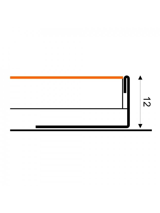 Profilis L tipo, nerūdyjančio plieno Stainless Steel Profiles | 12mm L-250cm 1