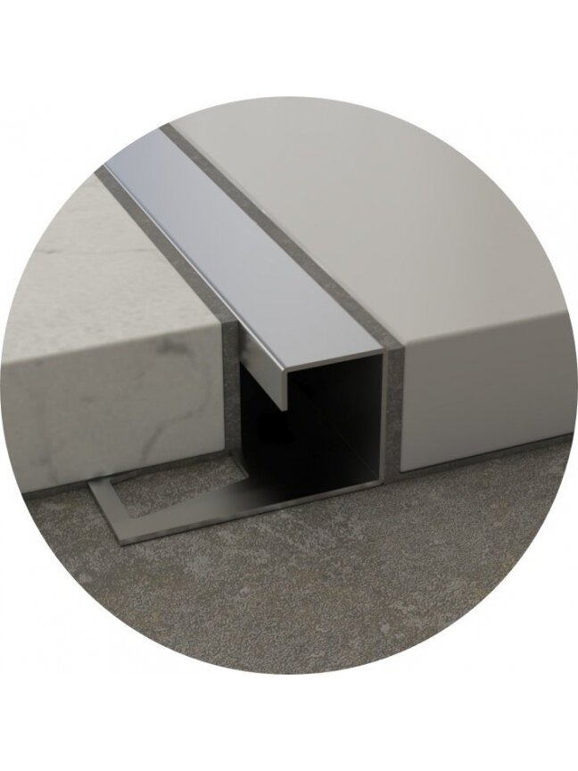 Profilis Q tipo, nerūdyjančio plieno, užapvalintais kampais Stainless Steel Profiles | 10x10mm L250cm