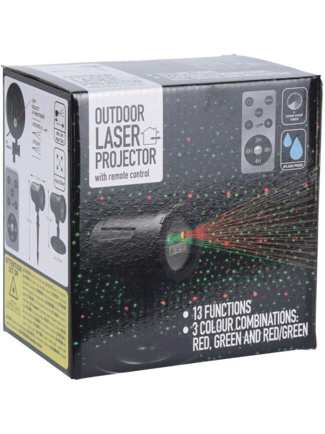 Projektorius Laser, AXY000610, raudona/žalia