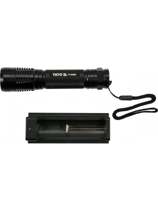 Prožektorius XP-G3 CREE 6W Li-Ion 3.7V 2200 mAh akumuliatorinis Yato 7 Prožektorius XP-G3 CREE 6W Li-Ion 3.7V 2200 mAh akumuliatorinis Yato 7