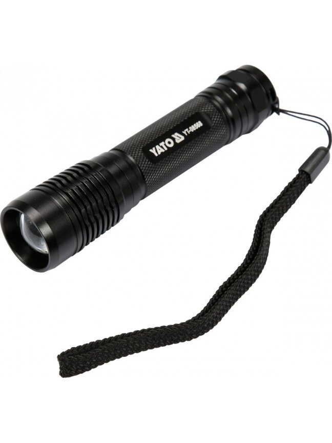 Prožektorius XP-G3 CREE 6W Li-Ion 3.7V 2200 mAh akumuliatorinis Yato Prožektorius XP-G3 CREE 6W Li-Ion 3.7V 2200 mAh akumuliatorinis Yato