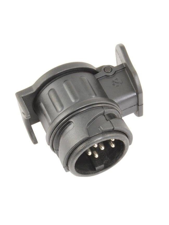 Priekabos kontaktų adapteris Tema 13-7, 16 cm, juoda