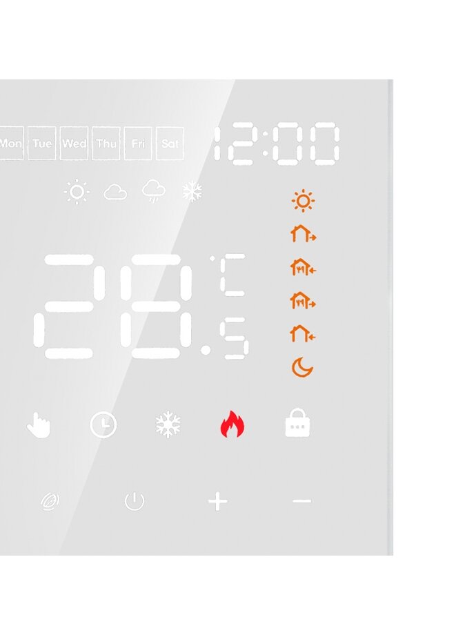 Programuojamas termostatas (Termoreguliatorius) Baltas ME82H(LED) WIFI 1 Programuojamas termostatas (Termoreguliatorius) Baltas ME82H(LED) WIFI 1
