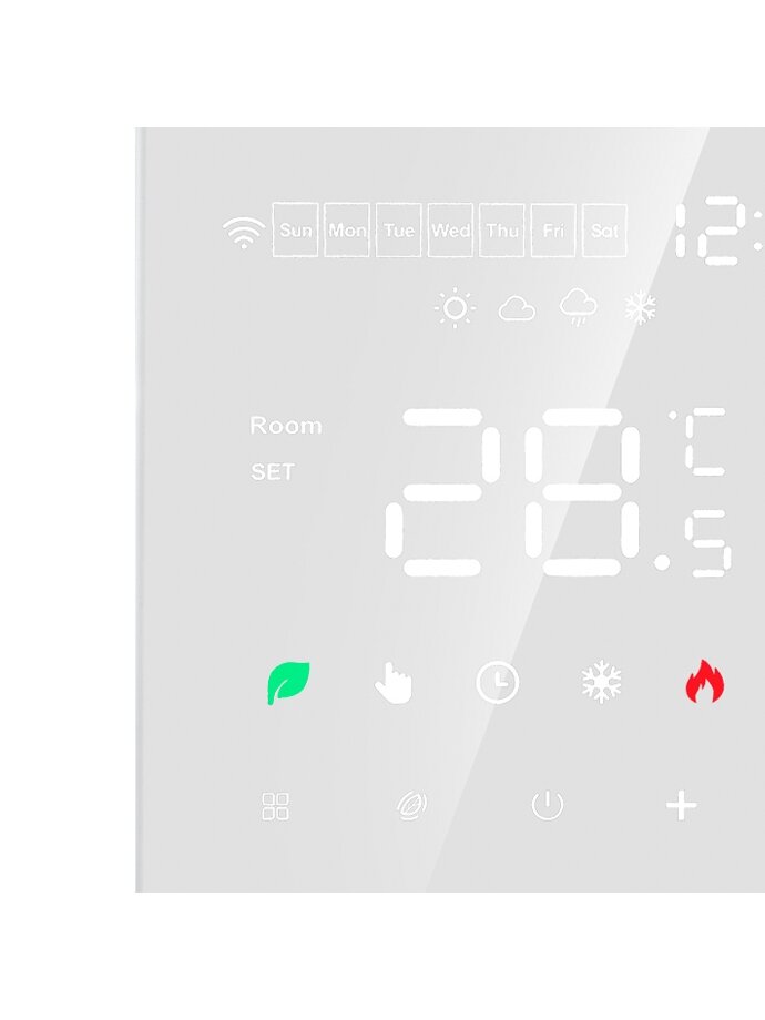 Programuojamas termostatas (Termoreguliatorius) Baltas ME82H(LED) WIFI 2 Programuojamas termostatas (Termoreguliatorius) Baltas ME82H(LED) WIFI 2