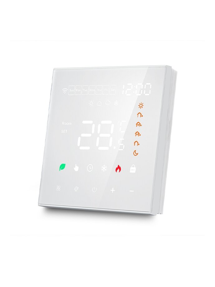Programuojamas termostatas (Termoreguliatorius) Baltas ME82H(LED) WIFI 3