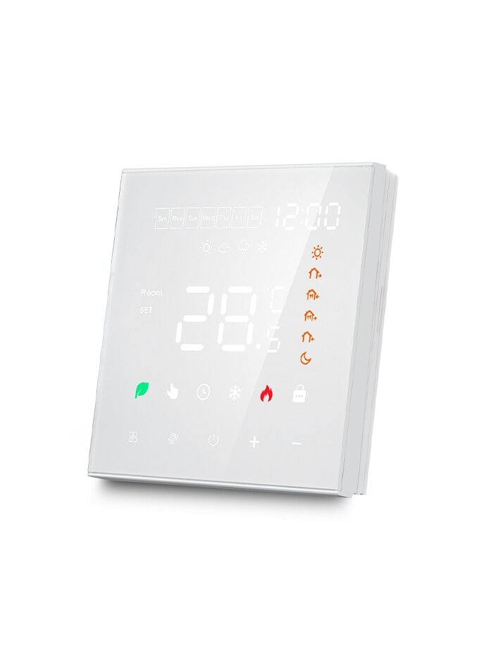Programuojamas termostatas(Termoreguliatorius) Baltas ME82H(LED)