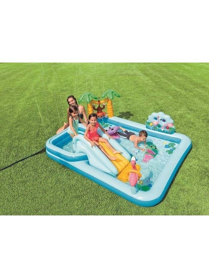 Pripučiamoji žaidimų aikštelė INTEX 57161NP, 257×216×84 cm 1 Pripučiamoji žaidimų aikštelė INTEX 57161NP, 257×216×84 cm 1