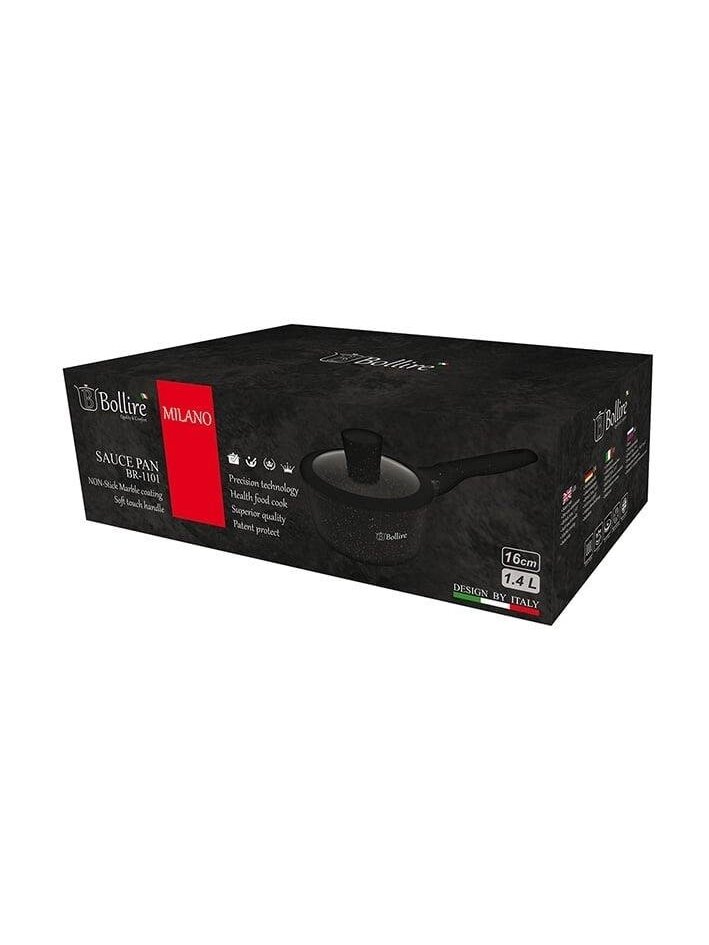 Prikaistuvis su dangčiu BOLLIRE MILANO BR-1101, Ø16cm, 1,4 l 1 Prikaistuvis su dangčiu BOLLIRE MILANO BR-1101, Ø16cm, 1,4 l 1