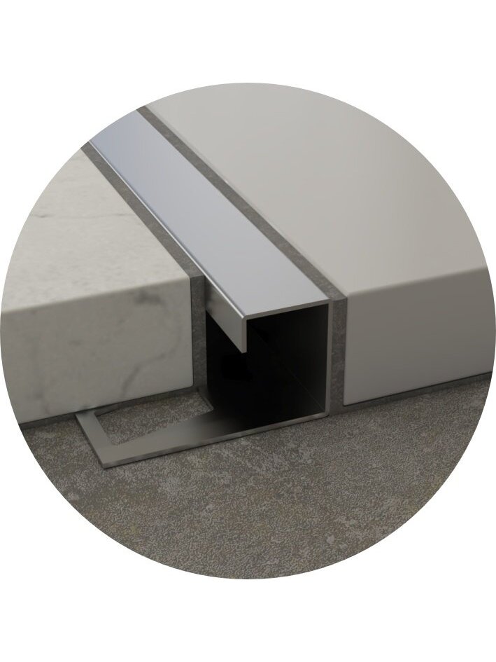 Profilis Q tipo, nerūdyjančio plieno, užapvalintais kampais Stainless Steel Profiles | 10x10mm L250cm