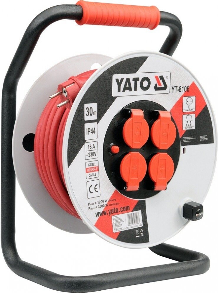 Prailgintojas elektros 3x2,5mm² Yato | 30m, 16A
