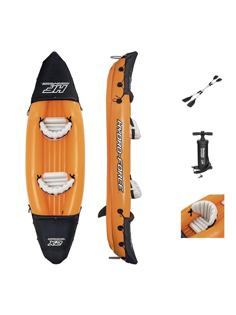 Pripučiama baidarė BESTWAY LITE-RAPID, 321×88 cm Pripučiama baidarė BESTWAY LITE-RAPID, 321×88 cm