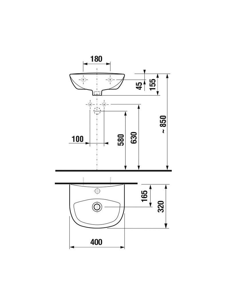 Praustuvė JIKA ZETA, 400×320 mm 1 Praustuvė JIKA ZETA, 400×320 mm 1