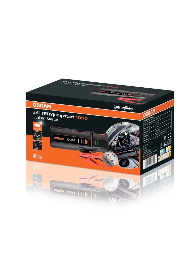 PRIETAISAS AUTO UŽVESTI 1000A 12V 1 PRIETAISAS AUTO UŽVESTI 1000A 12V 1