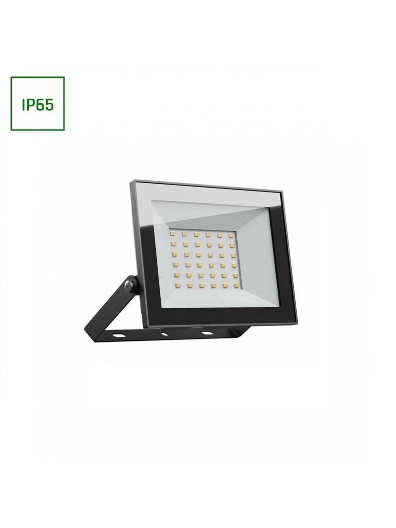 PROŽEKTORIUS LAUKO LED 30W 230V NW IP65 JUODAS 1 PROŽEKTORIUS LAUKO LED 30W 230V NW IP65 JUODAS 1