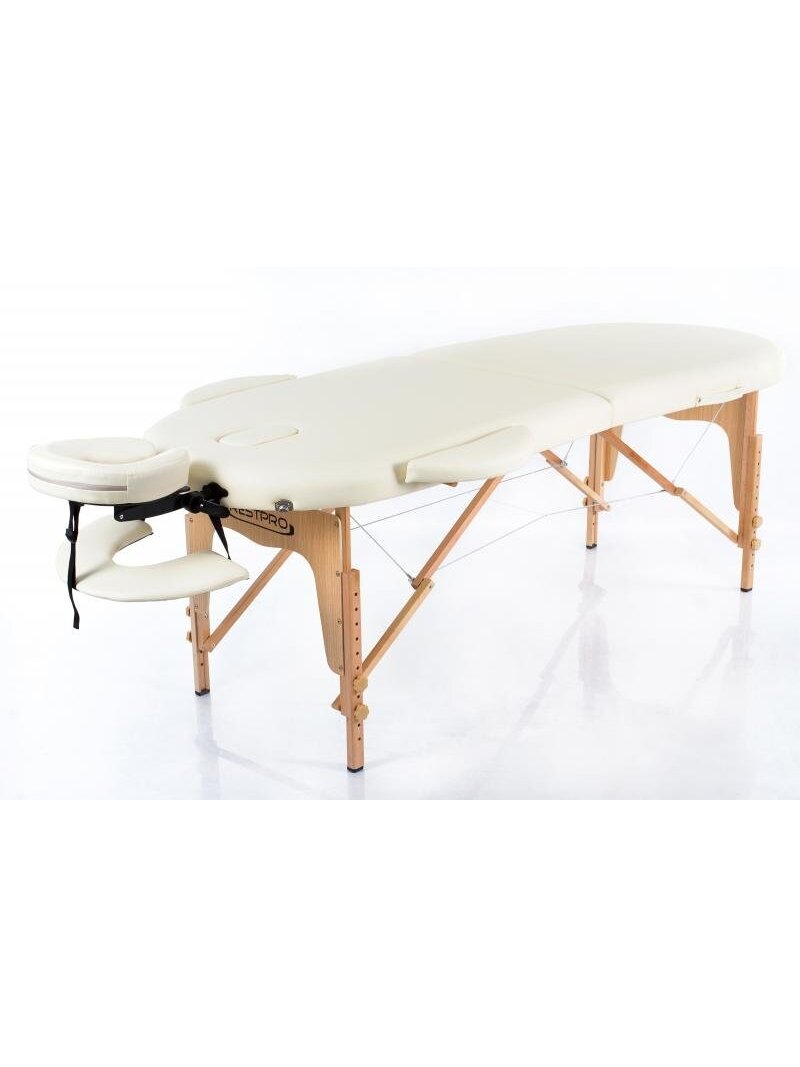 Sulankstomas masažo stalas RESTPRO® Classic Oval 2 Cream