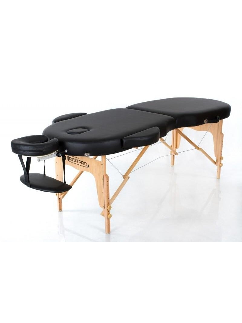 Sulankstomas masažo stalas RESTPRO® VIP OVAL 2 Black